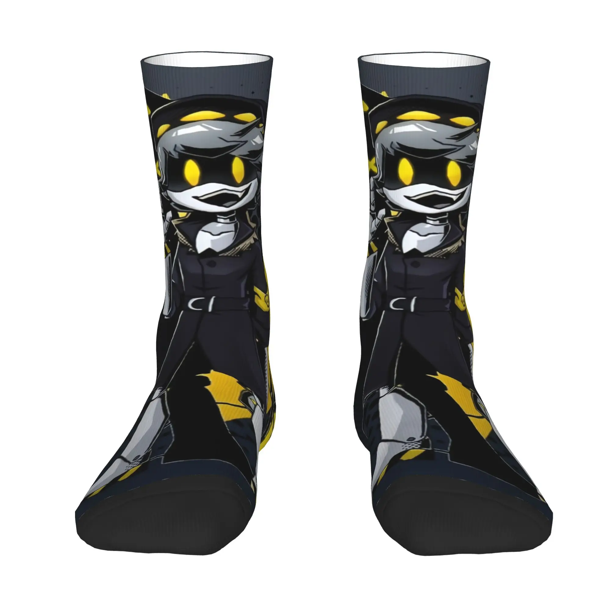 M-Murder D-Drones Anime  Mens Crew Socks Unisex Novelty 3D Print Movies Games  Dress Socks