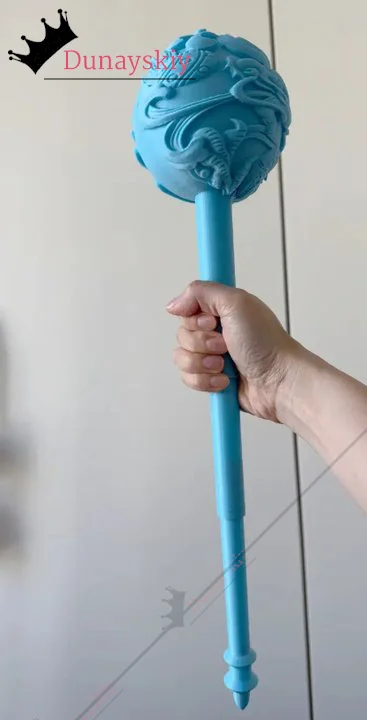 การ์ตูน Nezha Ao Bing คอสเพลย์เครื่องแต่งกายค้อนน้ําแข็ง Props 46 ซม.-27 ซม.3D Lollipop ค้อน 1:1 บทบาทเล่น PROP อุปกรณ์เสริมอาวุธ