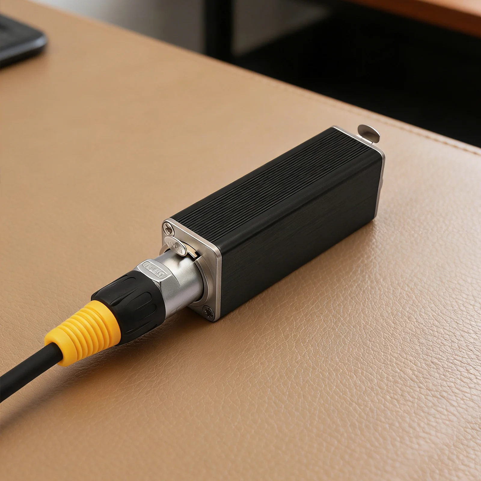 RJ45 Female To Female Ethercon Coupler with Recognized Spring Locking System Network Docking Connector for Cable Extensions