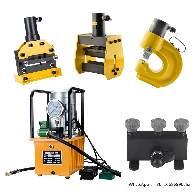 CH-70 CB-200A CWC-200 Customized 3-in-1 Multi-functional Copper Busbar Punching, Bending and Cutting Machine Three-Way Valve