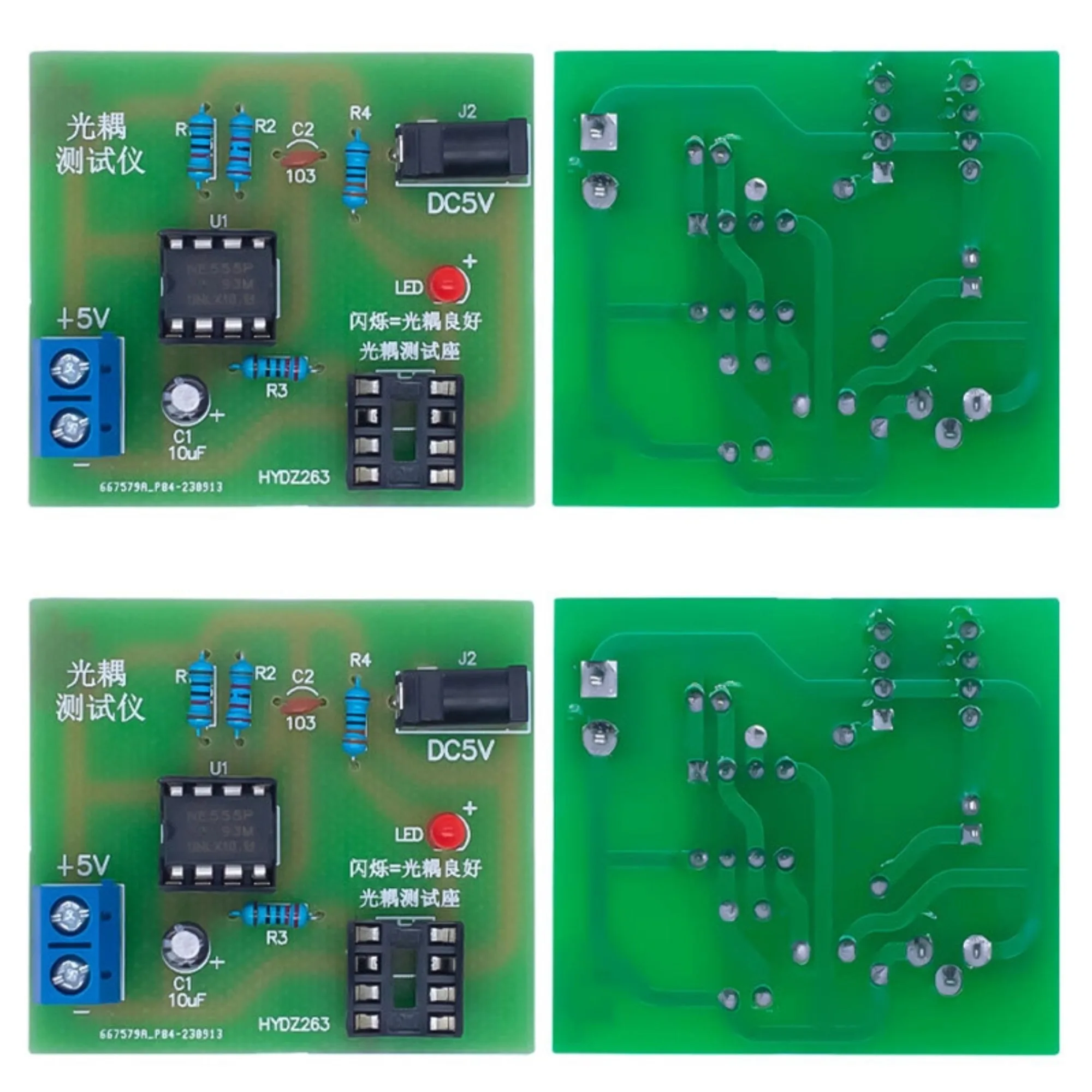 Optocoupler Tester Kit Board Practice Welding DIY Electronic Product Spare Part Electronic Production Training Assembly Part