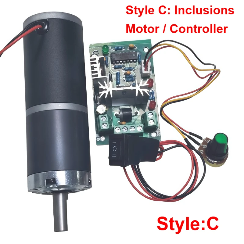 42mm DC Gear Motor PGM42-4268 Planetary Gear 12V 24V Steel Pipe