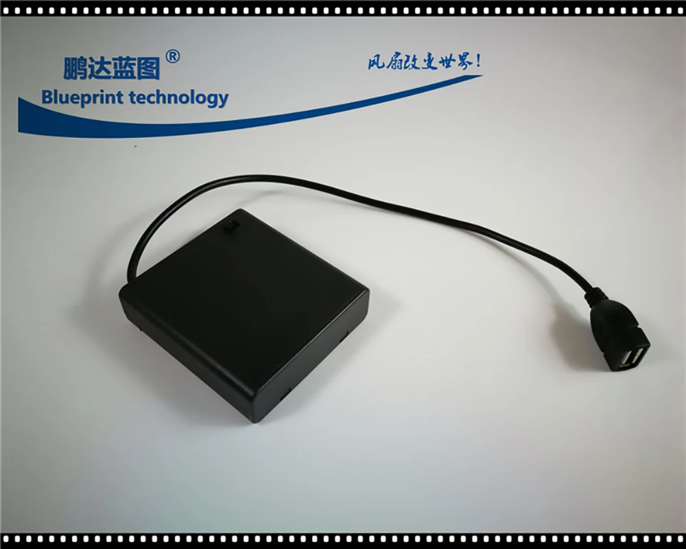 Battery box No. 5 battery 4/four 6V DIY USB plug with switch experimental battery holder lithium battery box