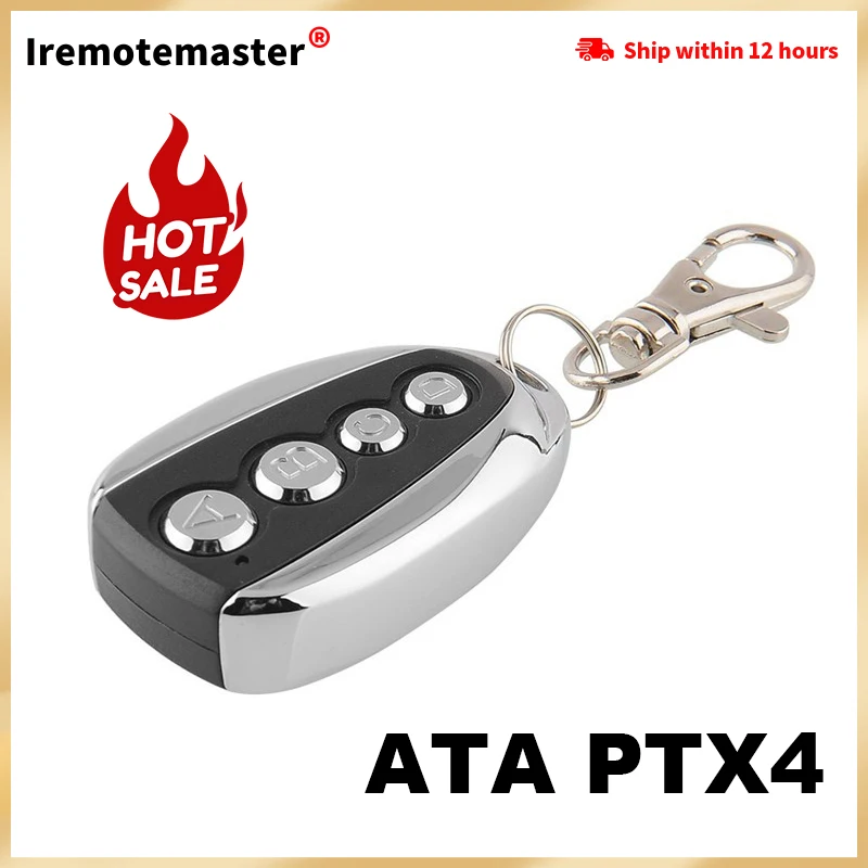 

100% Compatible ATA PTX4 433.92 MHz Herculift Garage Gate Door Remote Control Replacement Rolling Code رموت باب كراج