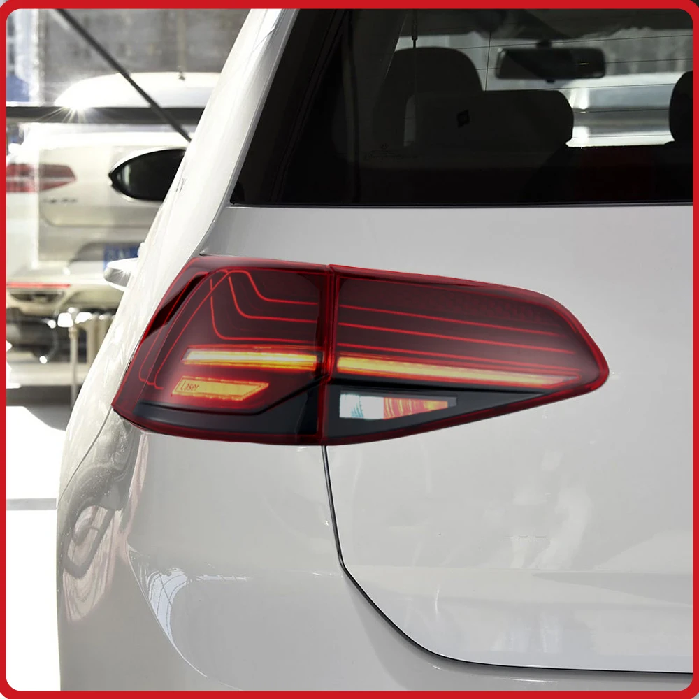

For Volkswagen Golf 7 5G 2014-2021 Taillights Assembly Upgrade LED Dynamic Startup Effect Streamer Turn Light Laser Style