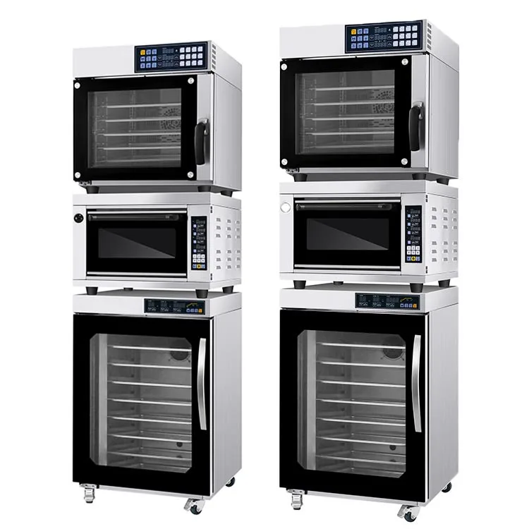 Commercial electric pizza ovens 120 litre bakery machine automatic built-in ovens multifunction