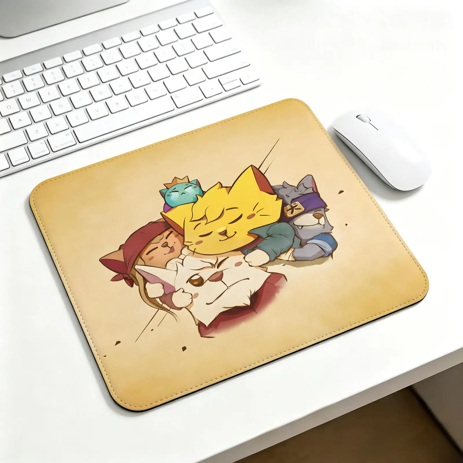 Cat Quest Mouse Pad Regular gaming mouse pad Office mouse pad Laptop desk mat Stitched edge S/M/L size mouse pad
