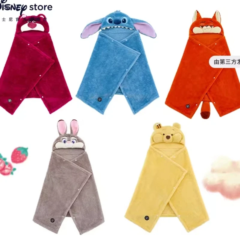 Zootopia Judnick Double-Fleece Plush Doll Cape Shawl Warm Blanket Toy For Holiday Birthday Gift Soft Stuffed Animal Blanket