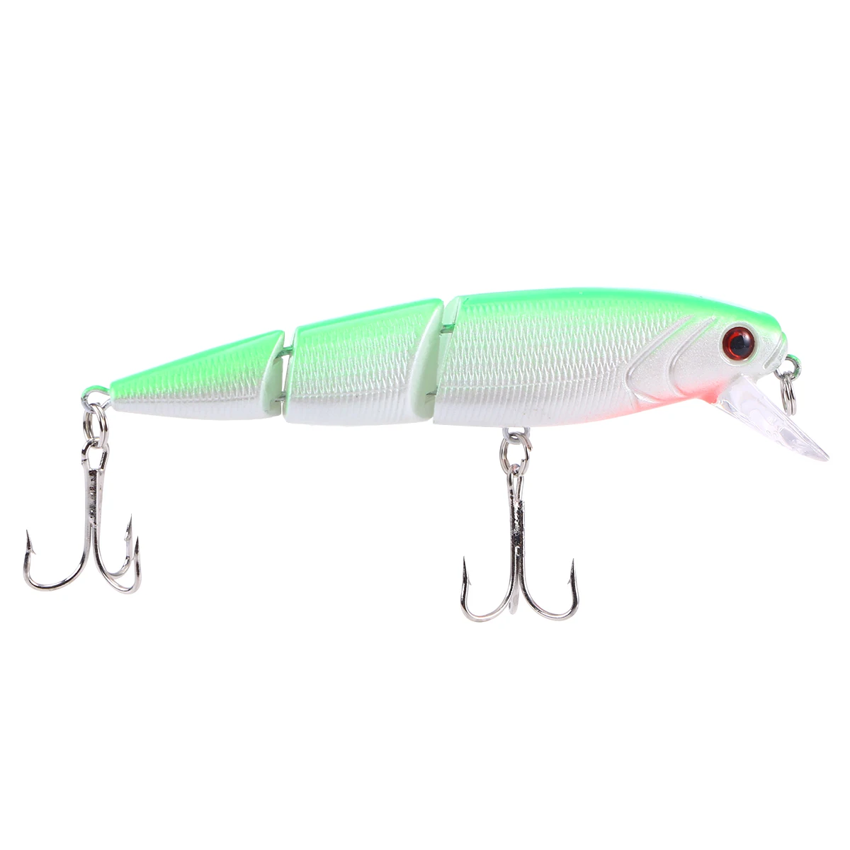

Bait Yellow Perch Fishing Bass Lure Knotty Flexible Hinge Artificial Swimbait Lures