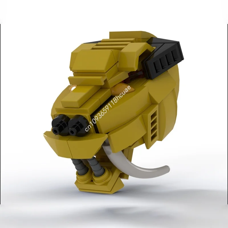 ตัวต่อ MOC รุ่นเสือฟันดาบ 753 ชิ้น ของขวัญคริสต์มาส ชุดตัวต่อสถาปัตยกรรม ประกอบเอง DIY ของเล่นเสริมพัฒนาการเด็ก