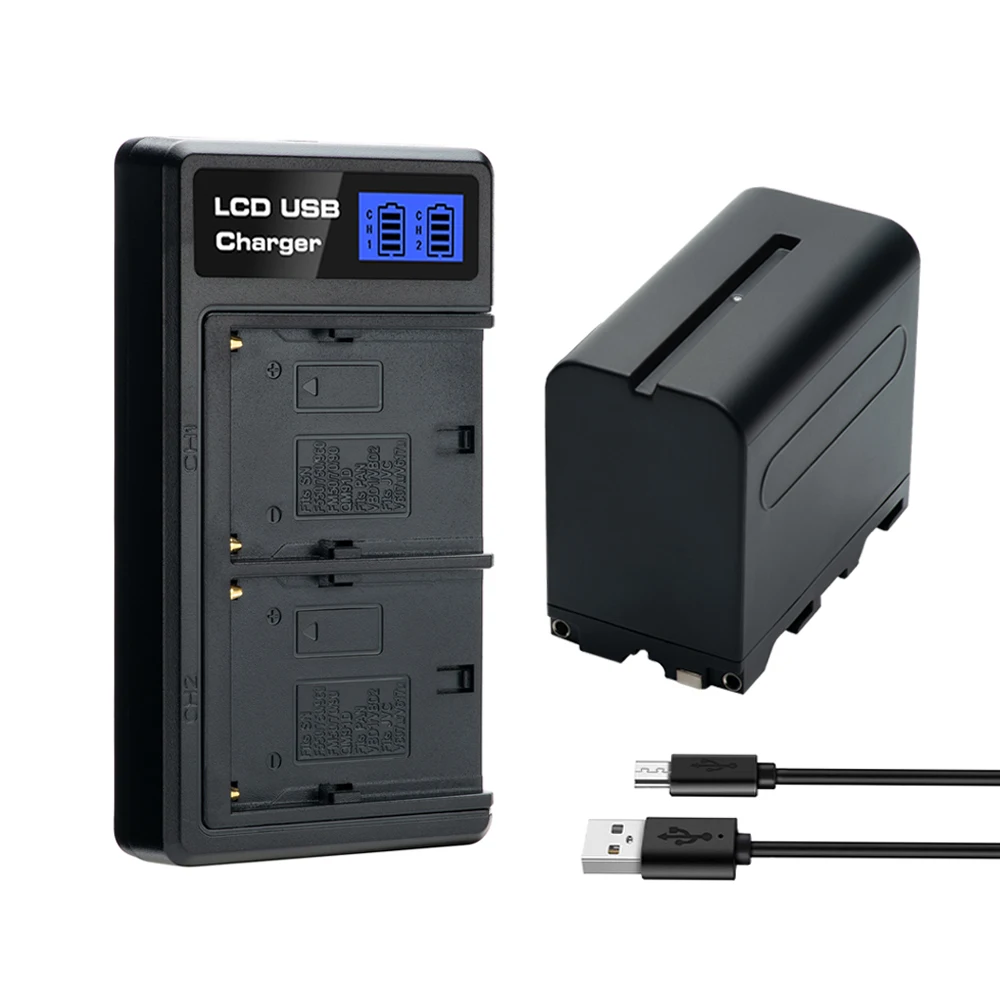 7800mAh Batterij NP-F970 voor Sony CCD-TRV58 CCD-TRV51 CCD-TR3300 HDR-AX2000 DSR-PD150 NP-F960 NP F750 F970 Camera Batterijen