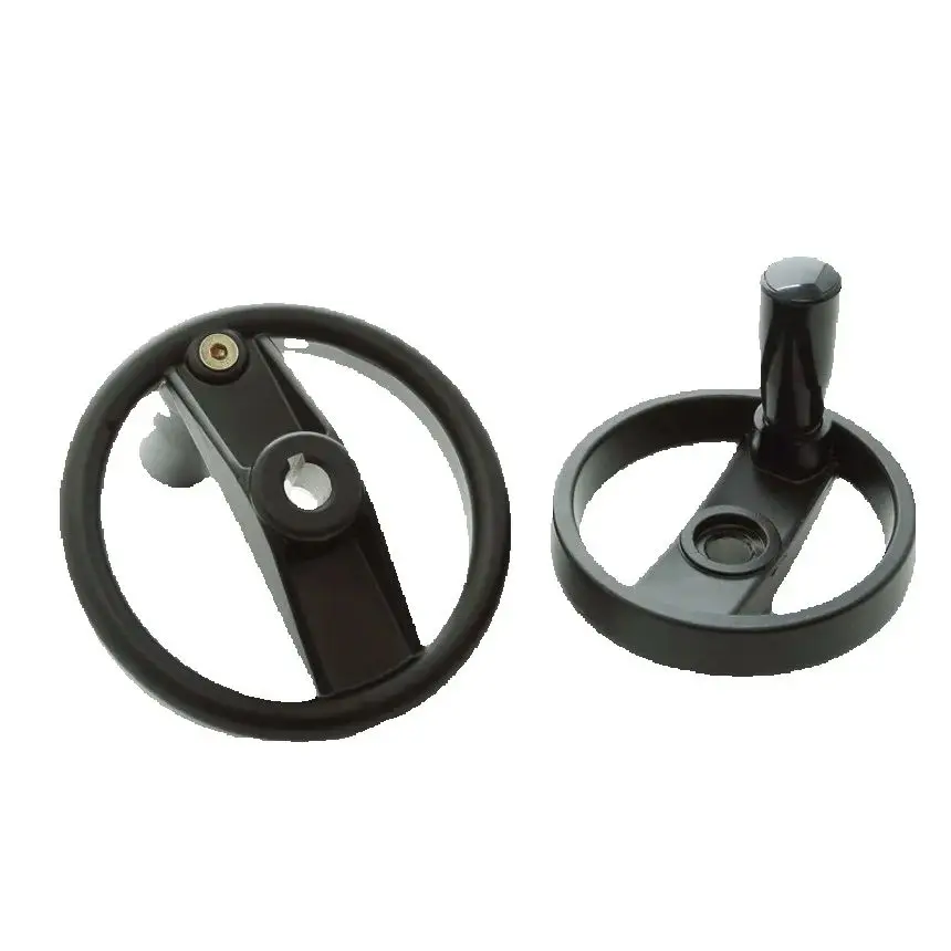 hollow/Solid Aluminium Alloy Hand Wheel Double Spoked Handwheel for Milling Machine Lathe CNC 12*100/12*125/16*160/18*200