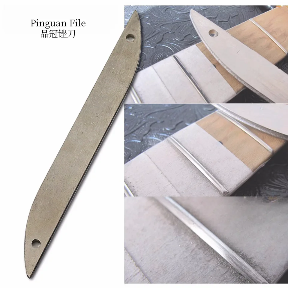 Guitar frets pinguan trimming file dart-shaped trimming and polishing frets file guitar repair tool