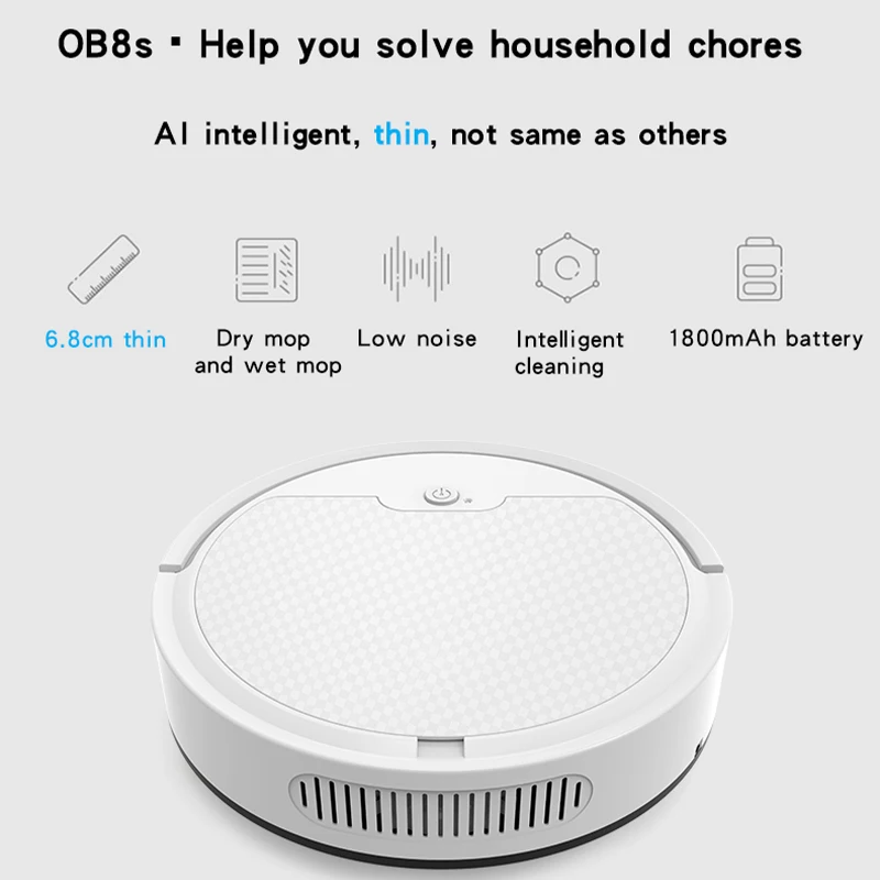 Xiaomi Smart Sweeping and Mop Robot Vacuum Cleaner Automatic Intelligent Sweeping Charge Robot Dragging Suction Dry Wet Cleaning