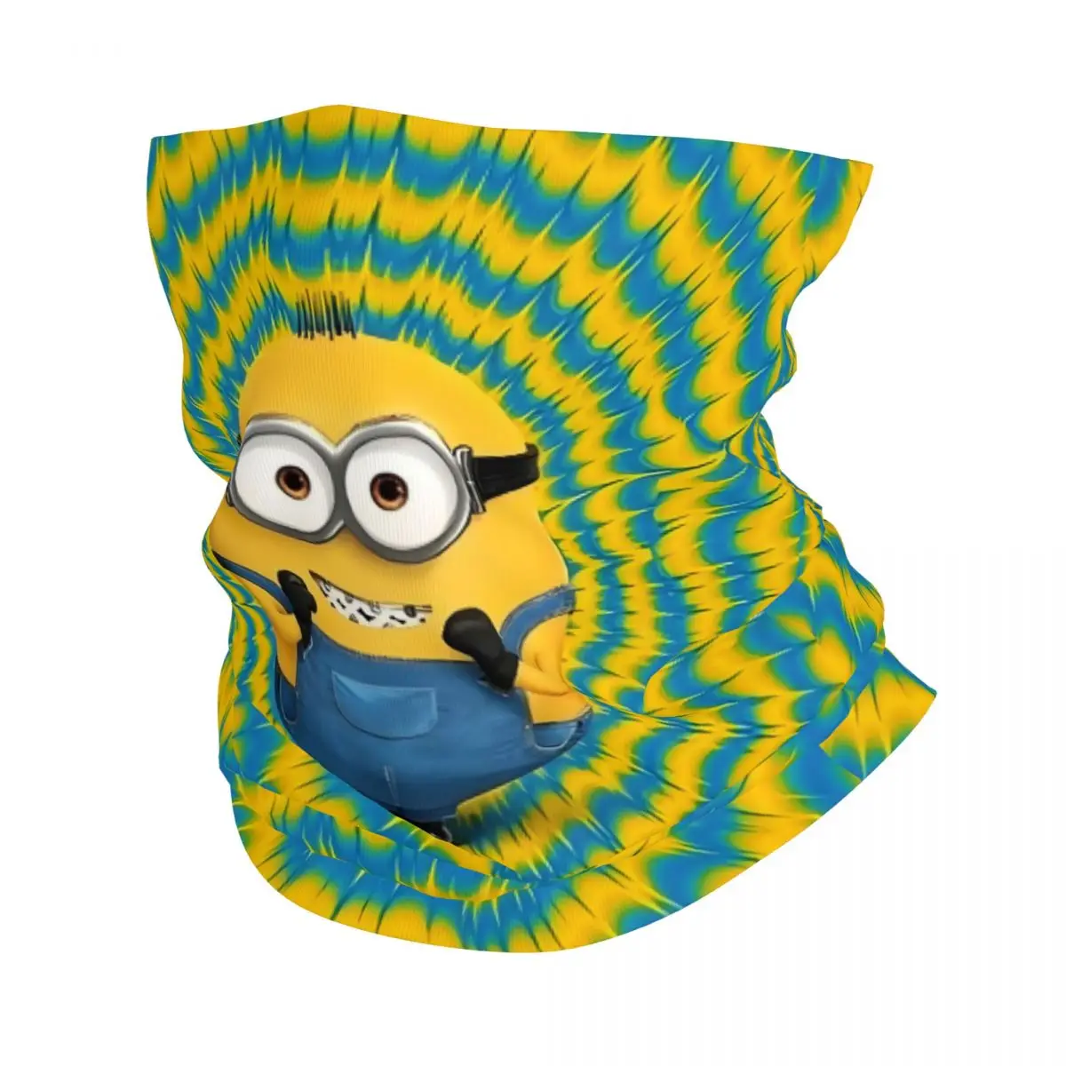 

Custom Minions Anime Winter Headband Neck Warmer Women Men Ski Hunting Tube Scarf Cartoon Kawaii Film Face Bandana Gaiter