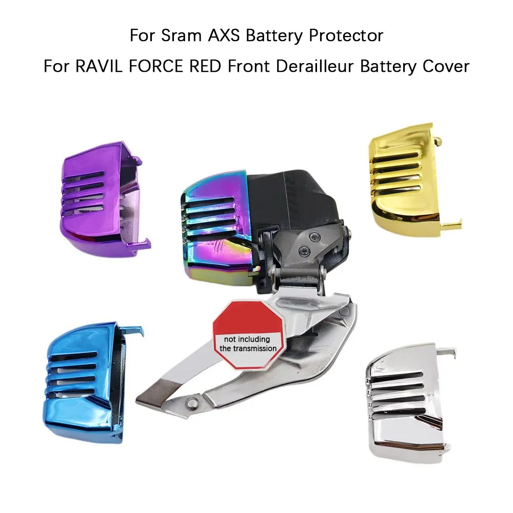 Battery Protector For RAVIL FORCE RED Front Derailleur Battery Cover For Sram AXS Ultra Light Aluminum Multi-Color Bike Parts