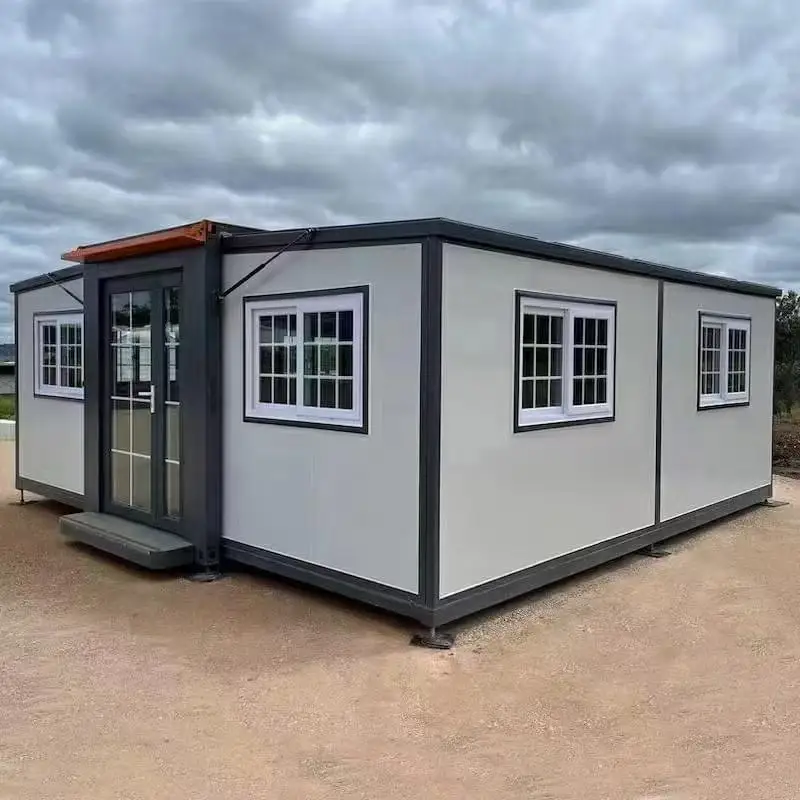 CUSTOMIZED Ready-Made 20ft 40ft Expandable Container House Modular Home 2 Bedroom Prefabricated House for Hotel