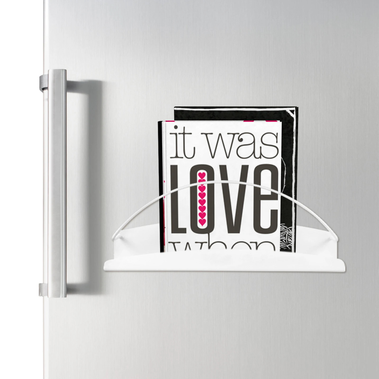 Magnetic Fridge Storage Rack Premium Metal Kitchen Organizer Refrigerator Magnetic Rack Wall Hanging Shelf