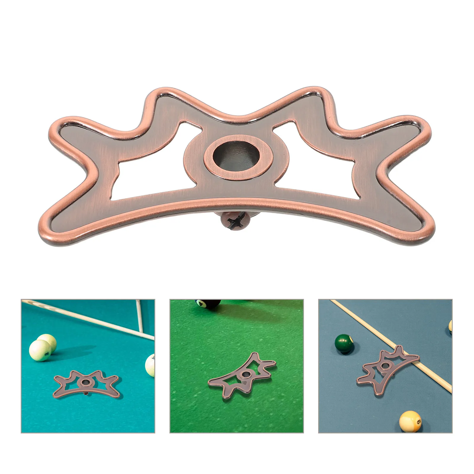 

Портативная металлическая подставка для бильярдного кия, мостик для кия, аксессуар для соревнований, домашних вечеринок и игровых комнат, опора для бильярдного стола