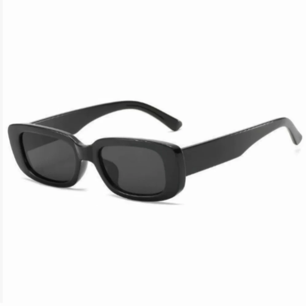 Rechteckige Rave INS-Sonnenbrille für Herren, Hip-Hop-Stil, Hongkong-Stil, fluoreszierende Sonnenbrille