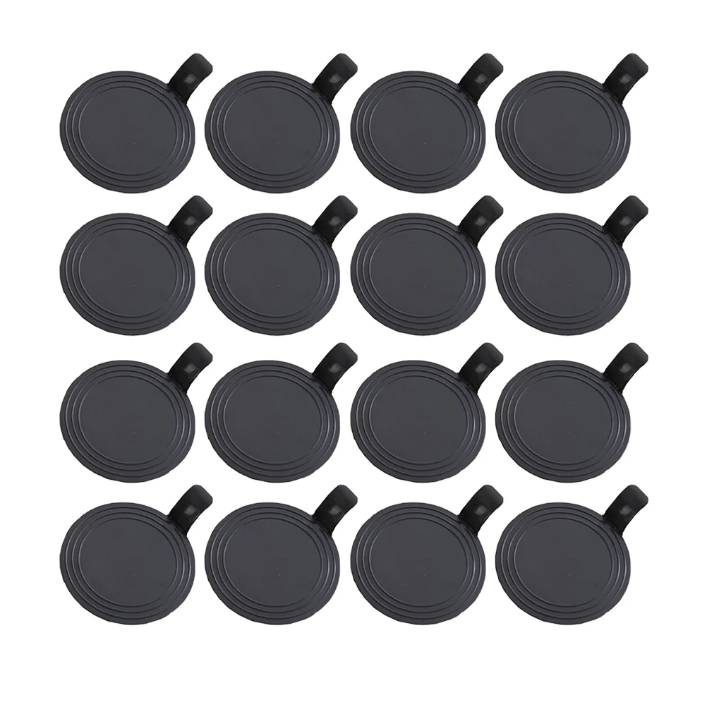 

100PCS Round Mousse Base Boards Cake Boards Cake Tray Dessert Board for Birthday Wedding - 75x75cm (Black)