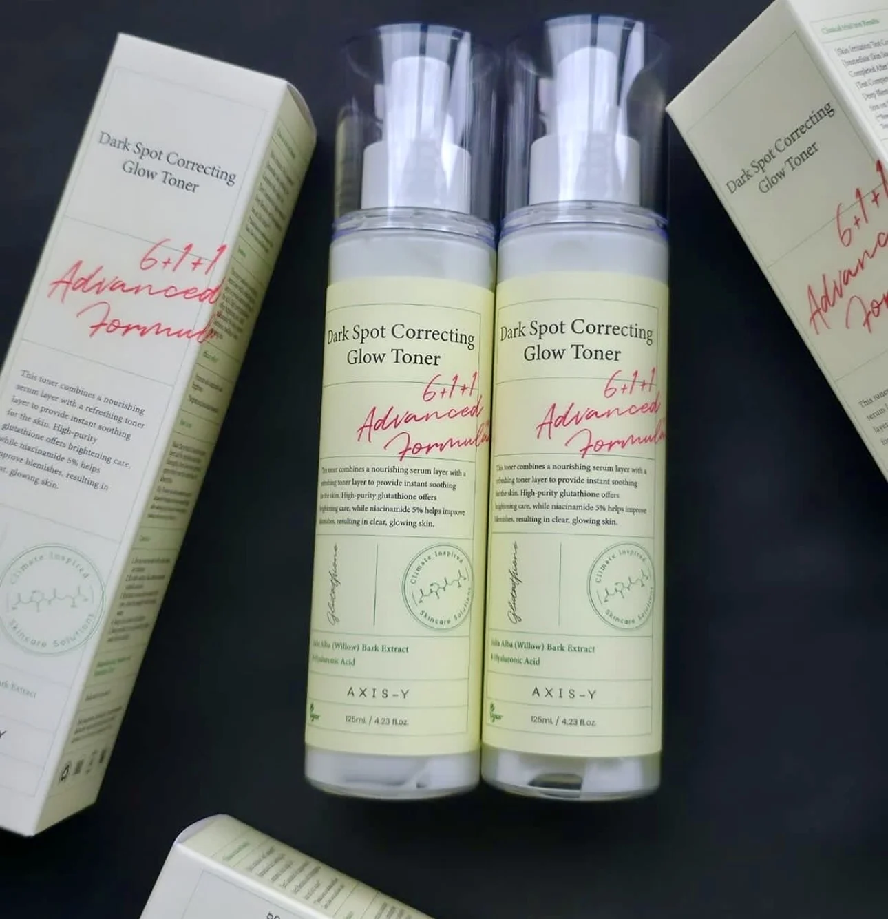 

125 мл AXIS-Y Dark Spot Correcting Glow Toner: Увлажняющий и успокаивающий тонер-спрей с гиалуроновой кислотой для подготовки кожи, оригинальный, питательный