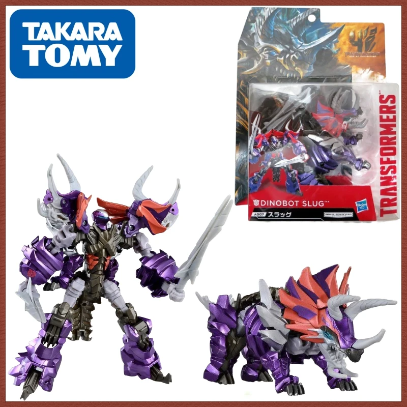 

In Stock Takara Tomy Transformers Movie 4 AOE AD Series AD-07 Iron Slag Action Figures Robot Collectible Figures Gifts