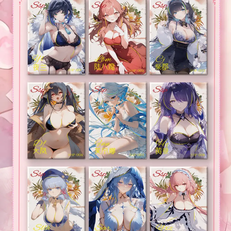 2025 mingka cultura yiyibushe deusa história coleção cartão waifu booster caixa negociação ccg tcg doujin brinquedo e hobbies presente