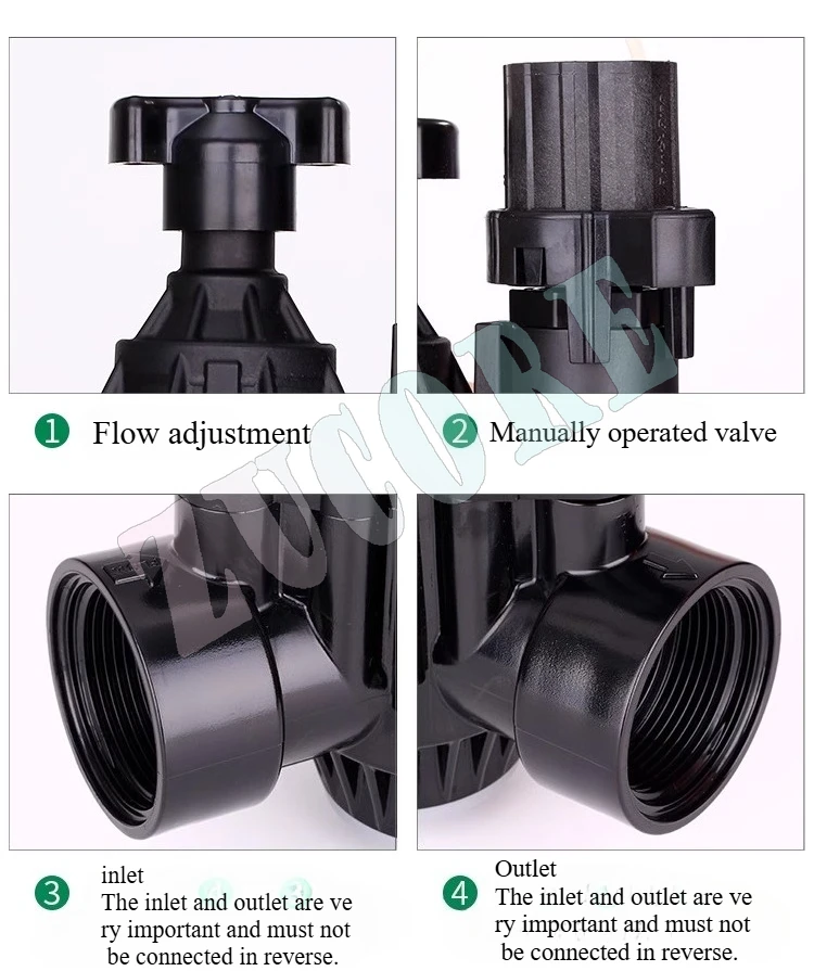 American Rain Bird Solenoid Valve 150PGA200PGA Automatic Irrigation Solenoid Valve AC DC 1 inch 1.5 inch 2 inch