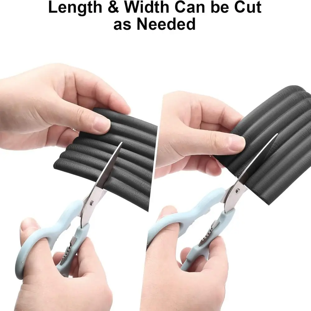 جديد الذاتي لاصق مكتب واقي للحواف قطاع لينة بولي كلوريد الفينيل الأثاث رغوة الوفير لتقوم بها بنفسك الثقيلة جدار ركن حامي إطار الباب #6