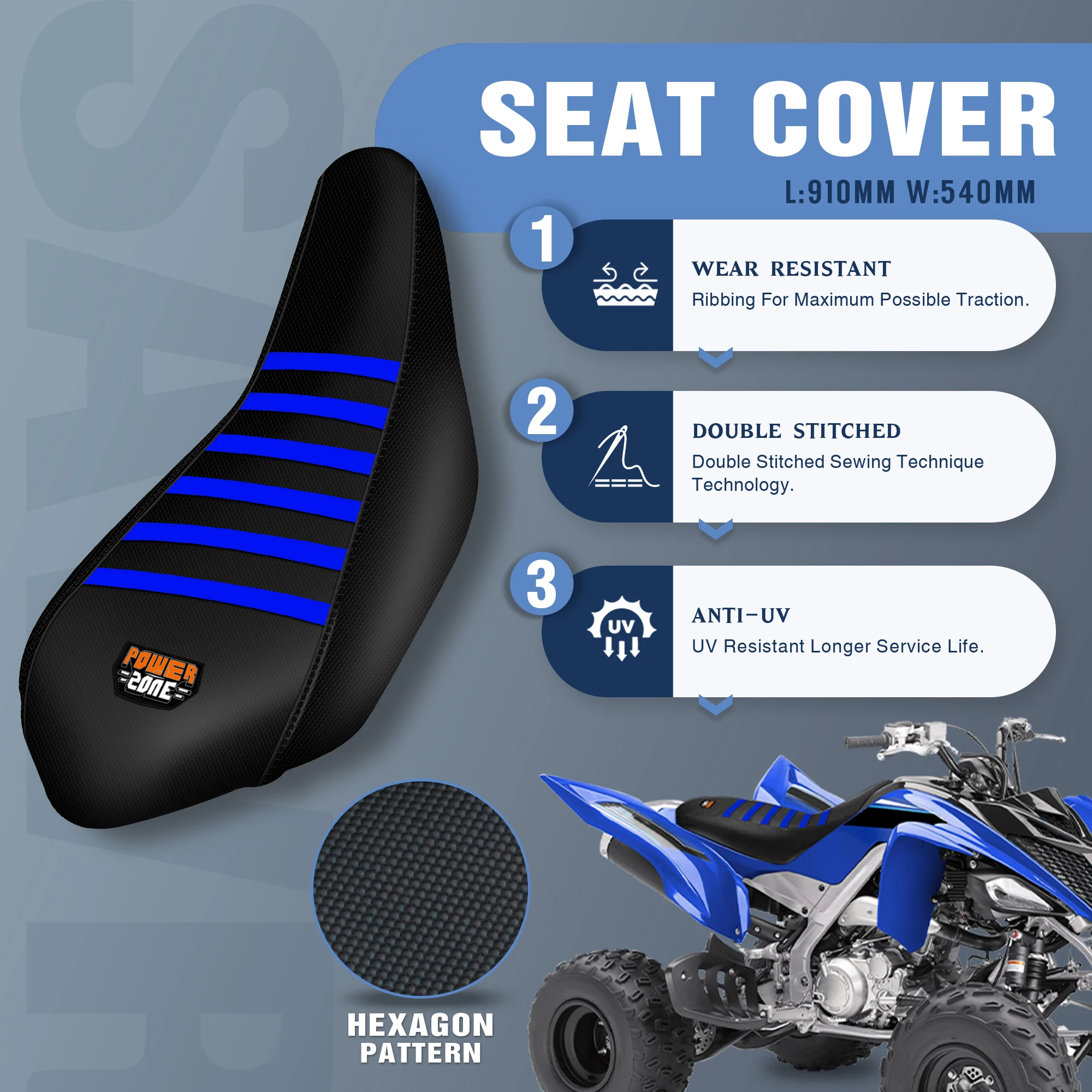 

Sawrain Motorcycle Accessories Seat Cover For Yamaha Raptor 700 Raptor YFM 700 700R Protection Antislip Waterproof Accessories