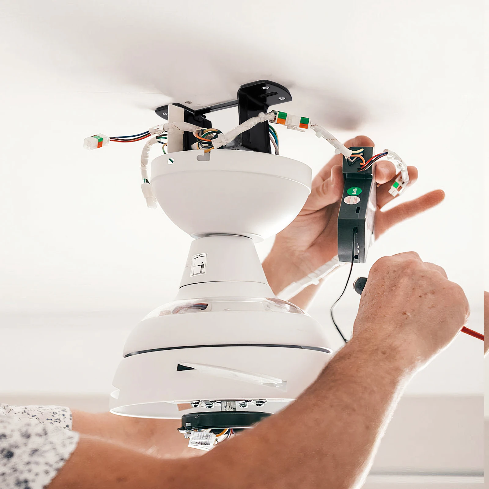 

Durable Iron Ceiling Fan Bracket Universal Mount Easy Install No Special Tools Elegant Sleek Design Reliable Support