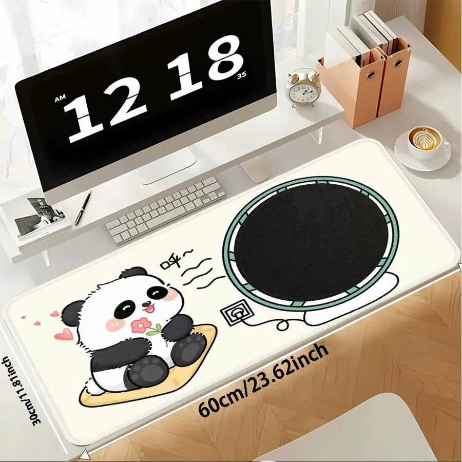 Cute Panda Waterproof Mouse Pad Keyboard Mouse Pad office Pad Computer Laptop Pad Game Console Pad Desk accessories