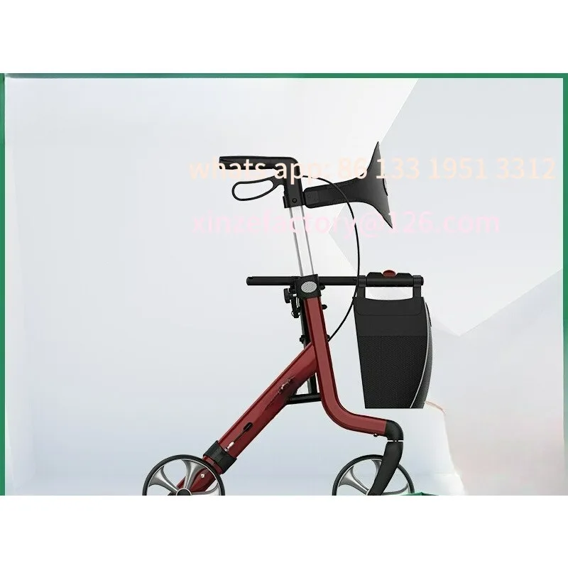 

Elderly walker free installation travel shopping hand push transportation artifact