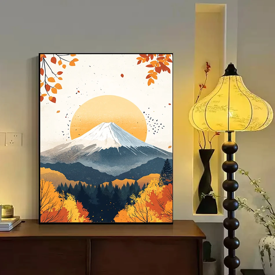 

SDOYUNO Painting Paints By Numbers Landscape Plants Simple Retro Arts Crafts Adult Coloring Picture Frame Paint Kit Wall Decor