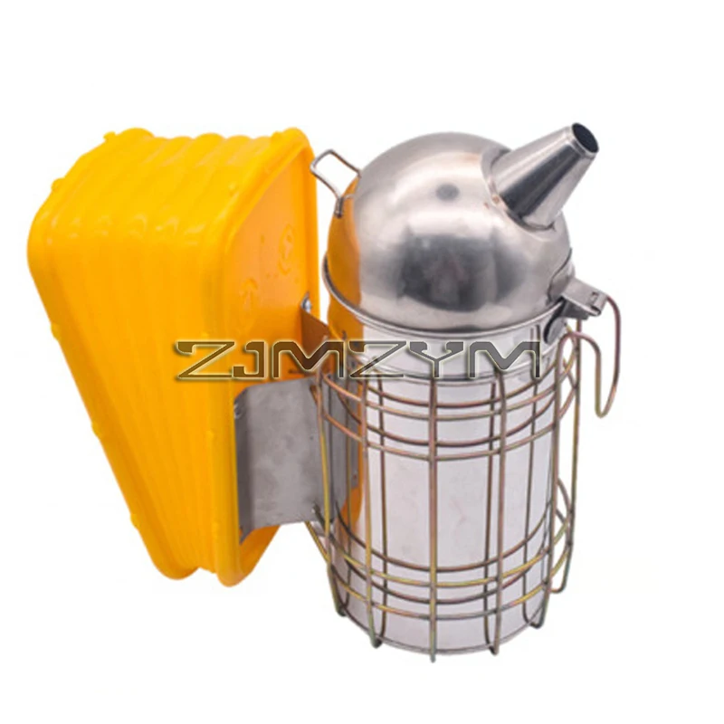 Beekeeping Smoker Stainless Steel Equipment Hive Box Tool Supplies For Beehive Bee Manual Smoke Maker With Hanging Hook Tools