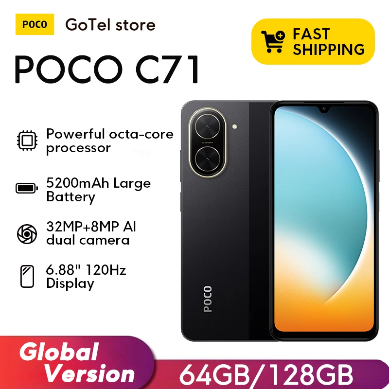 Xiaomi POCO C71 4GB RAM 128GB ROM 6.88