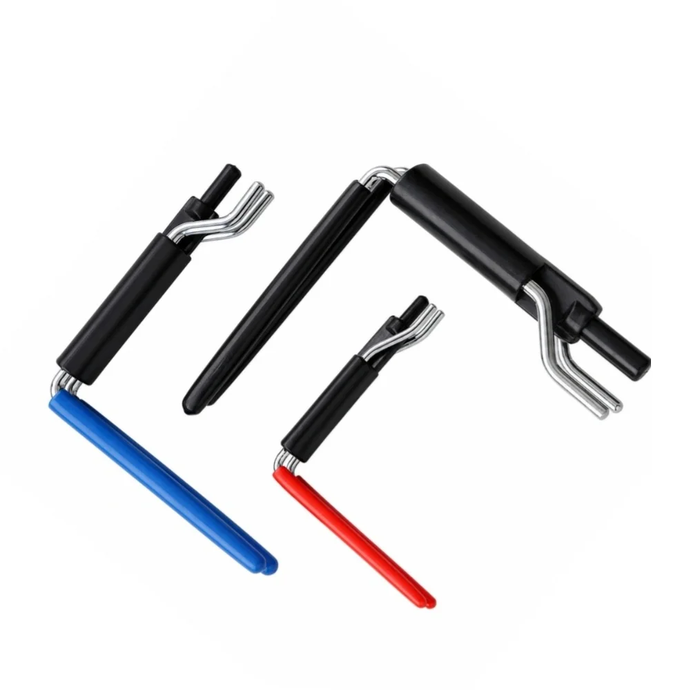 3pcs U Type Seal Installer Kit For Hydraulic Cylinder FOR Piston Repair Tool Set Non-Slip Grip Handles For Quick Oil Seal Fit