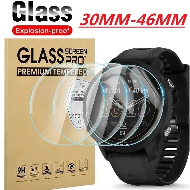 Film de verre pour montre intelligente, accessoires de montre intelligente protecteur d'écran 40mm 42mm 44mm 39mm 38mm 37mm 35mm 30mm-46mm