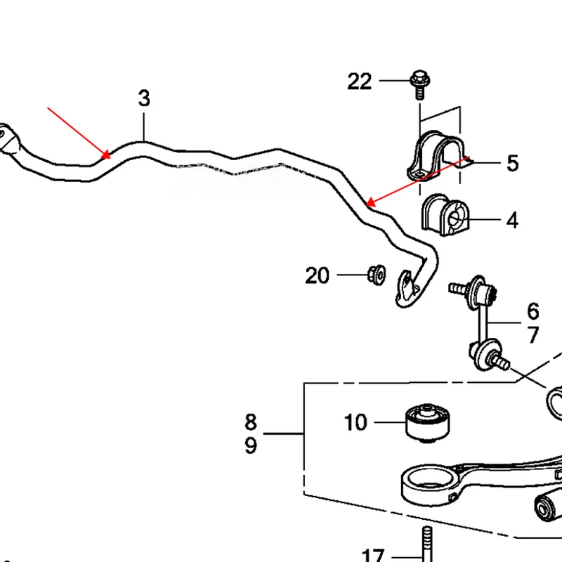 Aplly to Honda Accord  FIT CITY civic   Balance bar rubber sleeve Stabilizer bar rubber sleeve Opening adhesive