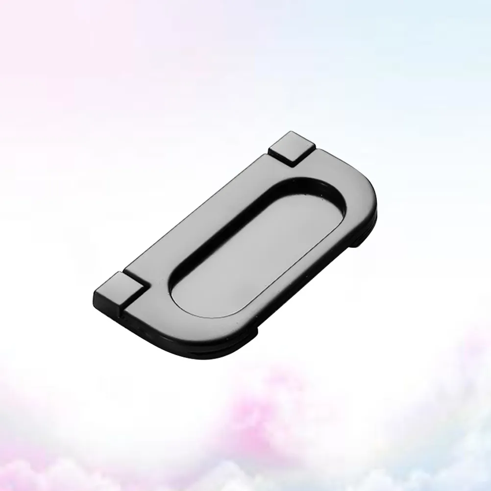 13Mm Black Concave Aluminum Alloy Cabinet Handle Modern Simple Pull Handle for Drawer Wardrobe Shoe Cabinet Furniture Decoration