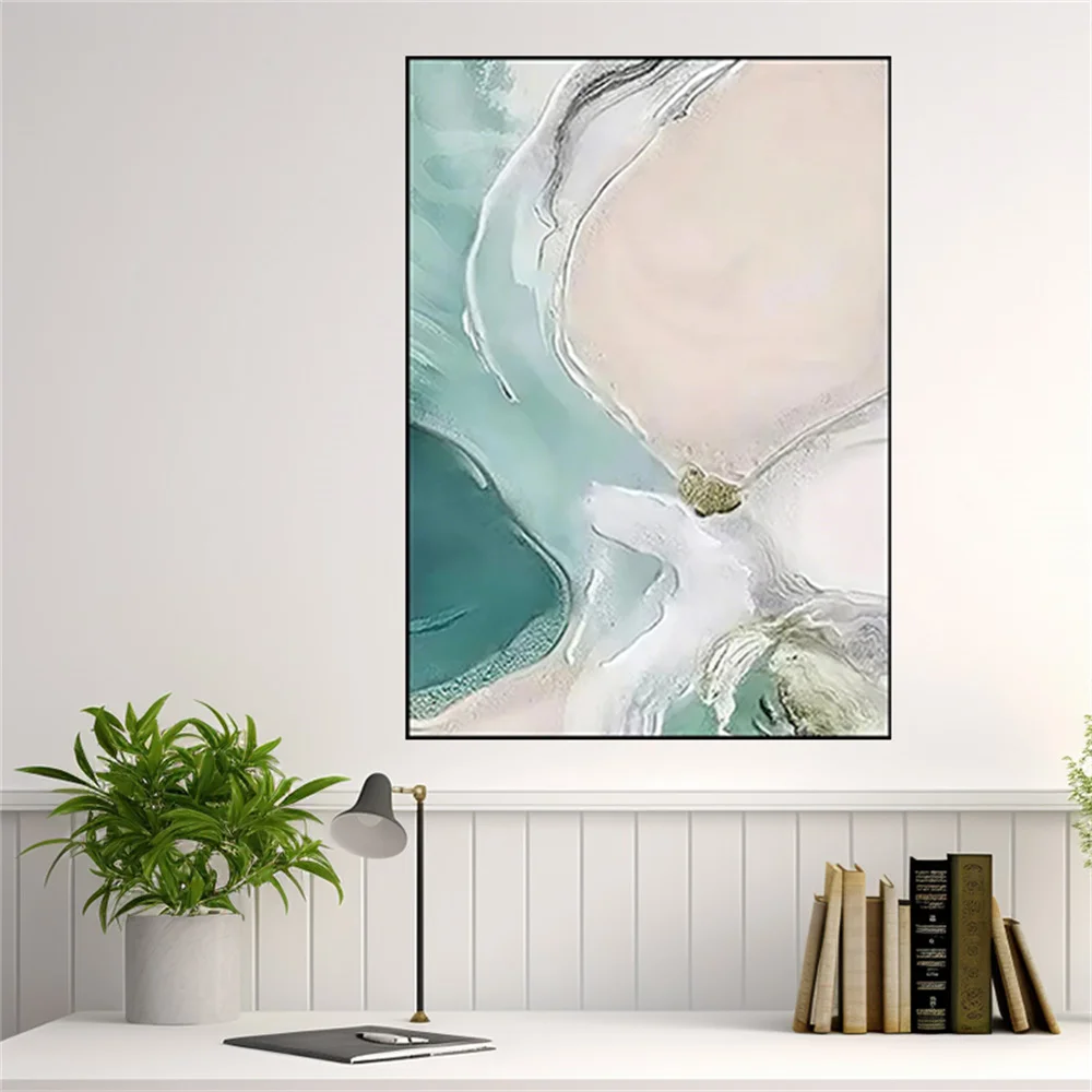 

Modern Indoor Mural 100% Handmade Abstract Oil Painting Large Gold Foil Canvas Pictures Salon Art Decor Home Fine Wall Drawing
