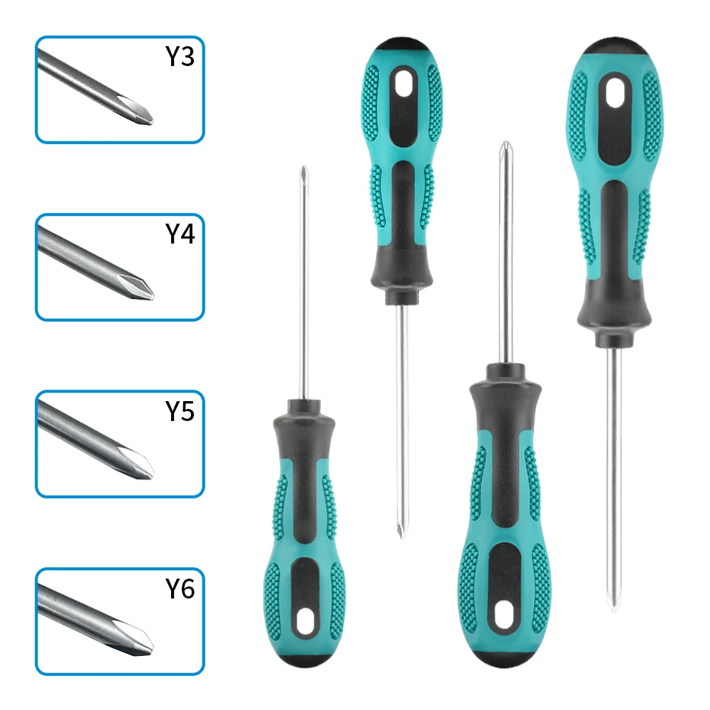 Forte magnético Y-Shaped chave de fenda Set, Tri-Wing chave de fenda, Y3, Y4, Y5, Y6, móveis, brinquedo, reparação, ferramentas manuais, antiderrapante