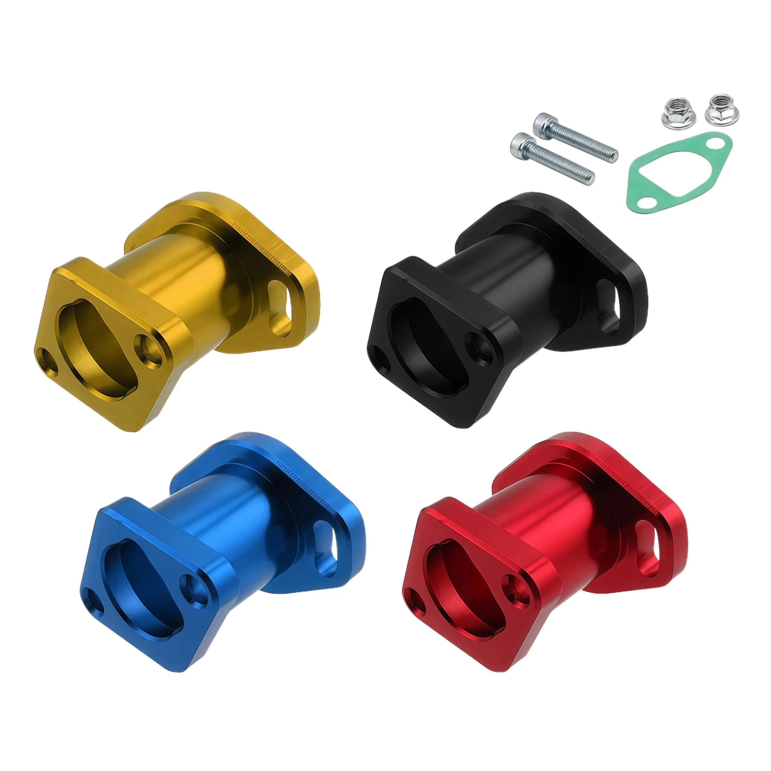 오토바이 카뷰레터 유니버설 인테이크 매니폴드 파이프 인렛 혼다 VM22 PZ19 PZ26 GX120 GX160 GX200 YX125 프레데터 196cc 엔진용