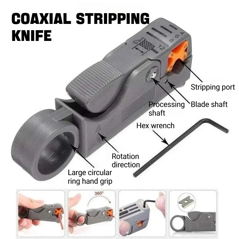 Upgrade 11-in-1 Computer Network Tool Set - Professional Cable Tester with Crimping Pliers for RJ45 RJ12 Ethernet Cables Repair image 5