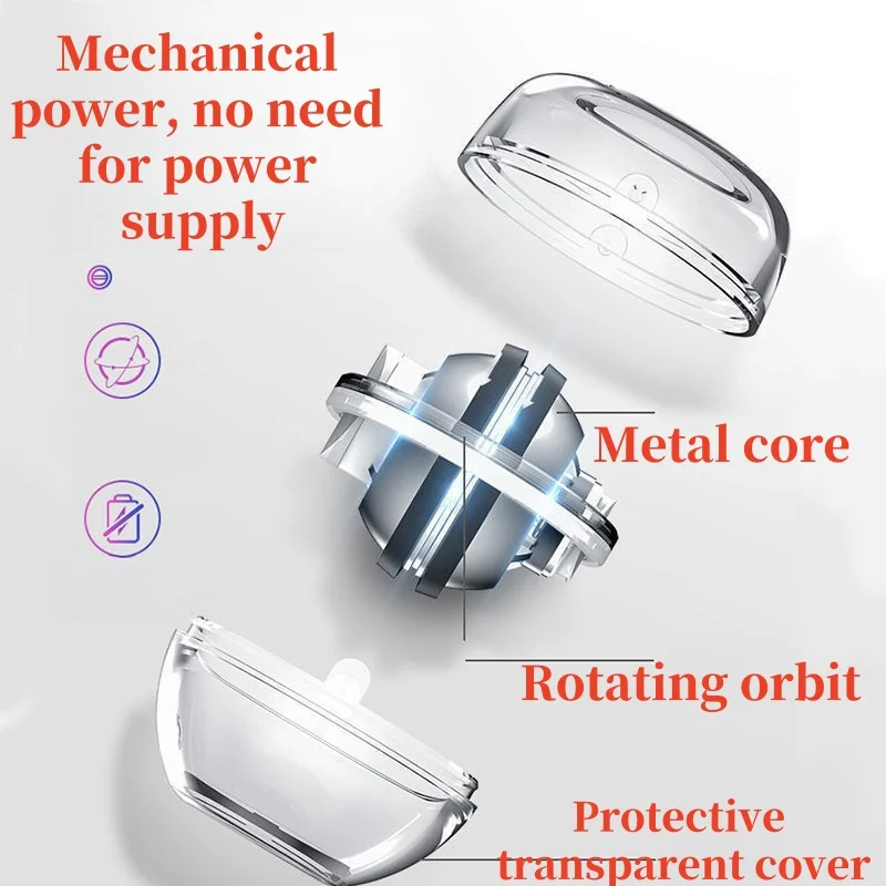 LED Gyroscopic Power Wrist Ball Self-starting Gyro Ball Gyroball Arm Hand Muscle Force Trainer Exercise Strengthener 
