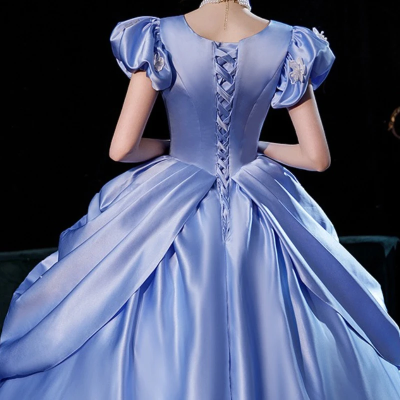 신데렐라 동화 드라마 드라마 졸업식 호스트 의상 생일 파티 드레스 여왕 코트 드레스 Vestidos De Graduación