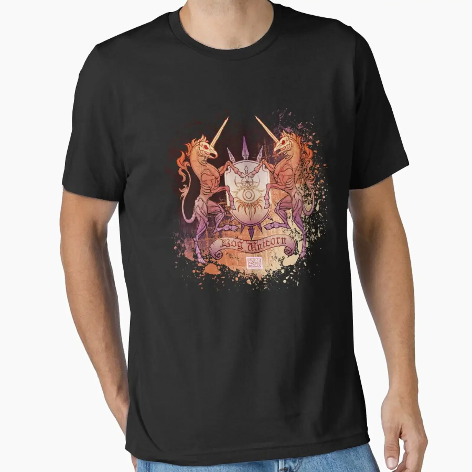 Dragon Age Inquisition Bog Unicorn, conçu et vendu par ArcaneFeathers, vêtements vintage lavés, légèrement stylisés