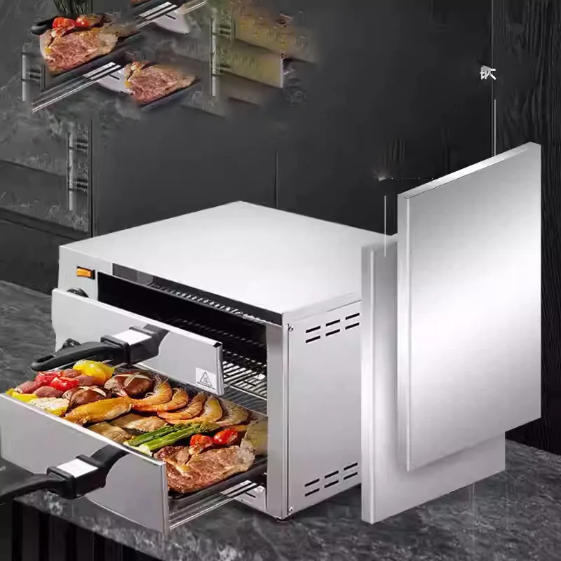 German made pizza machine oven for commercial use, 12 inch large capacity baking cake, egg tart, single and double layered bread