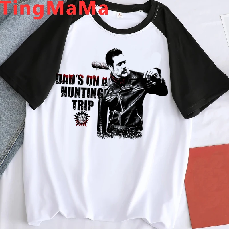 New The Walking Dead T Shirt Men Movie Horror Zombie Graphic Tees Negan Cartoon T-shirt Harajuku Unisex Tops Tshirt Male